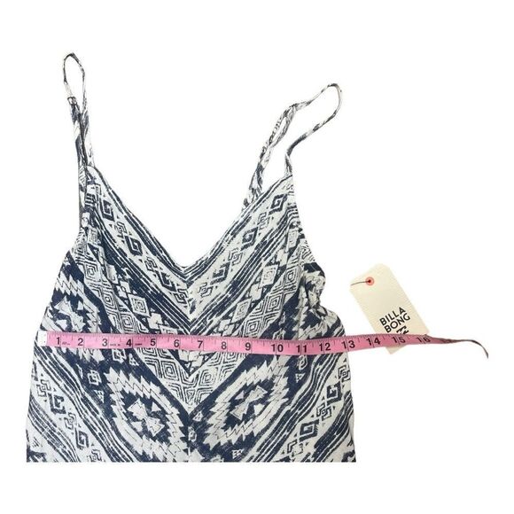 NWT Billabong Keep Dreamin Blue Print Romper Size M Festival Boho - Picture 8 of 10